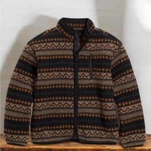 NWT Old Navy Kids Patterned Jacket - Black and Brown